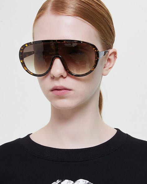 Buy Brown Sunglasses for Women by Lulu Sky Online - Main Image