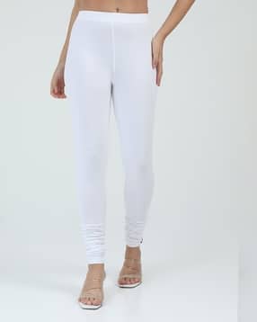 Women Churidar Leggings with Elasticated Waistband-image-25