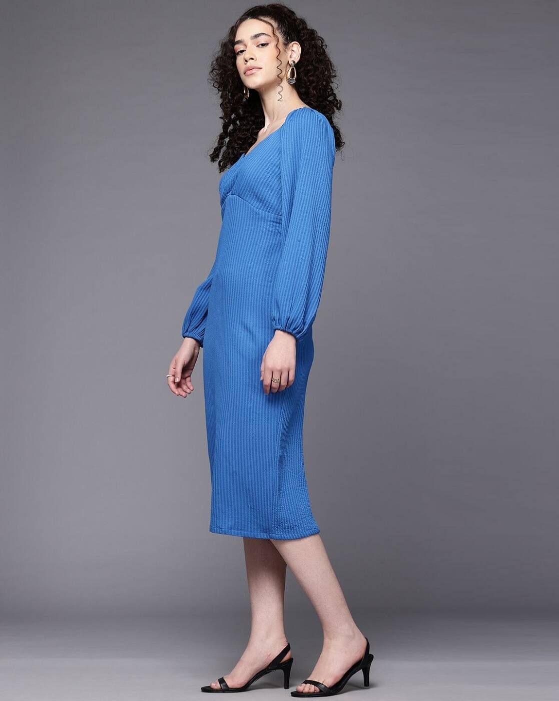 Women Fittied With Sewatheart, BLUE, XS