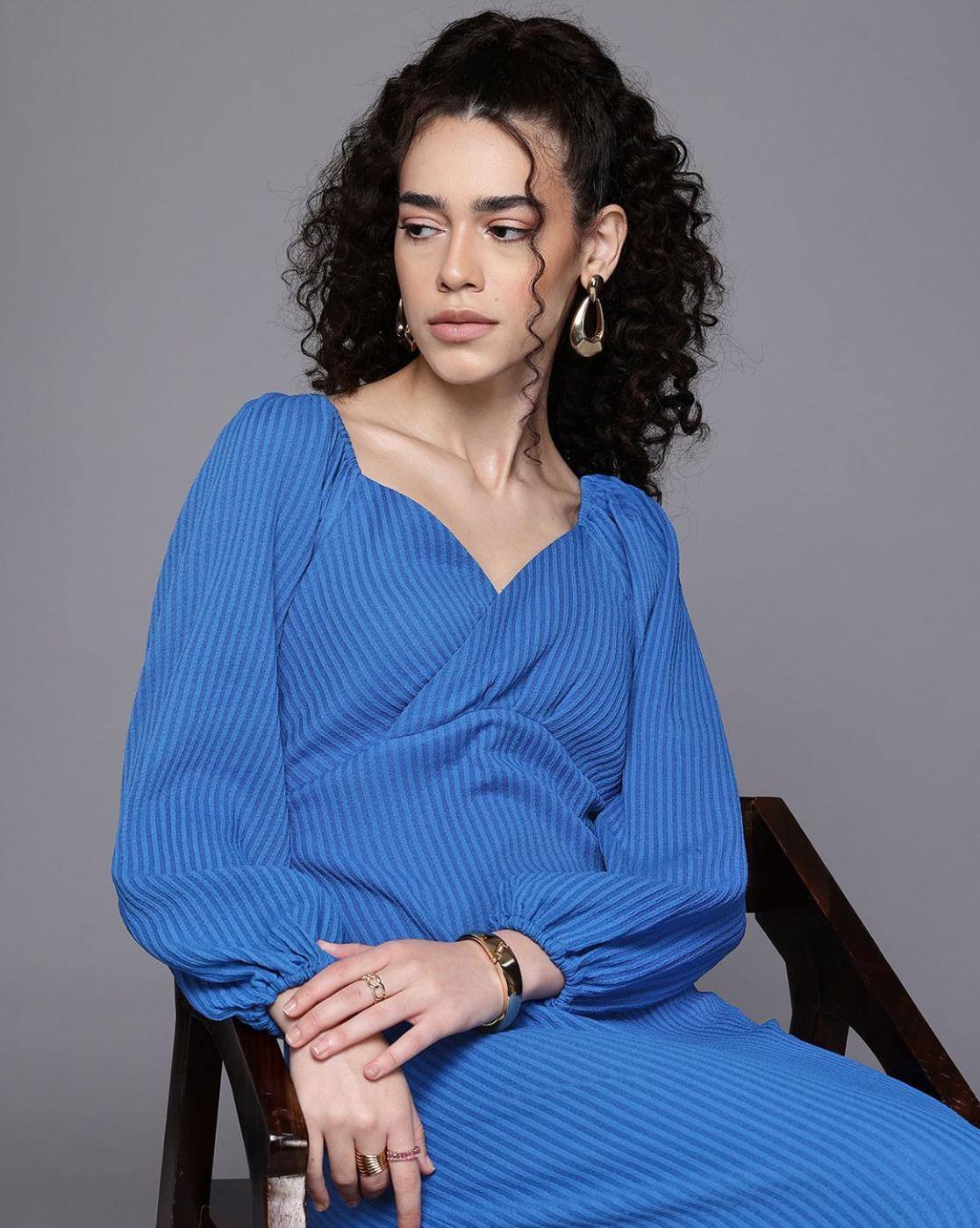 Women Fittied With Sewatheart, BLUE, XS