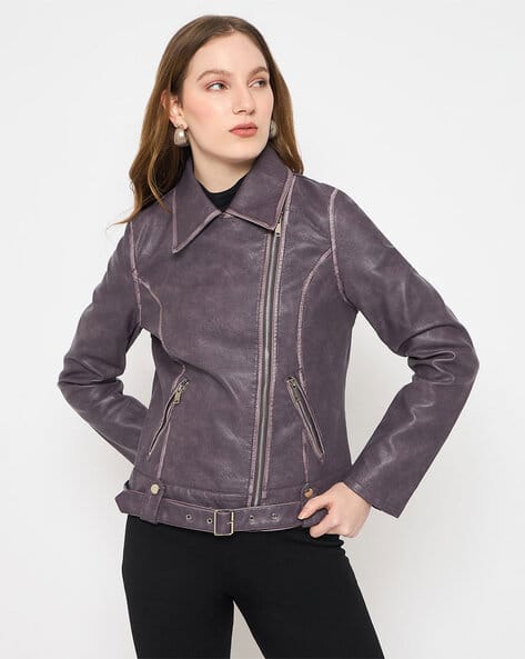 Women Relaxed Fit Button Closure Jacket