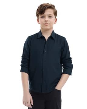 rare ones Boys Spread Collar Relaxed Fit Shirt-picture-53