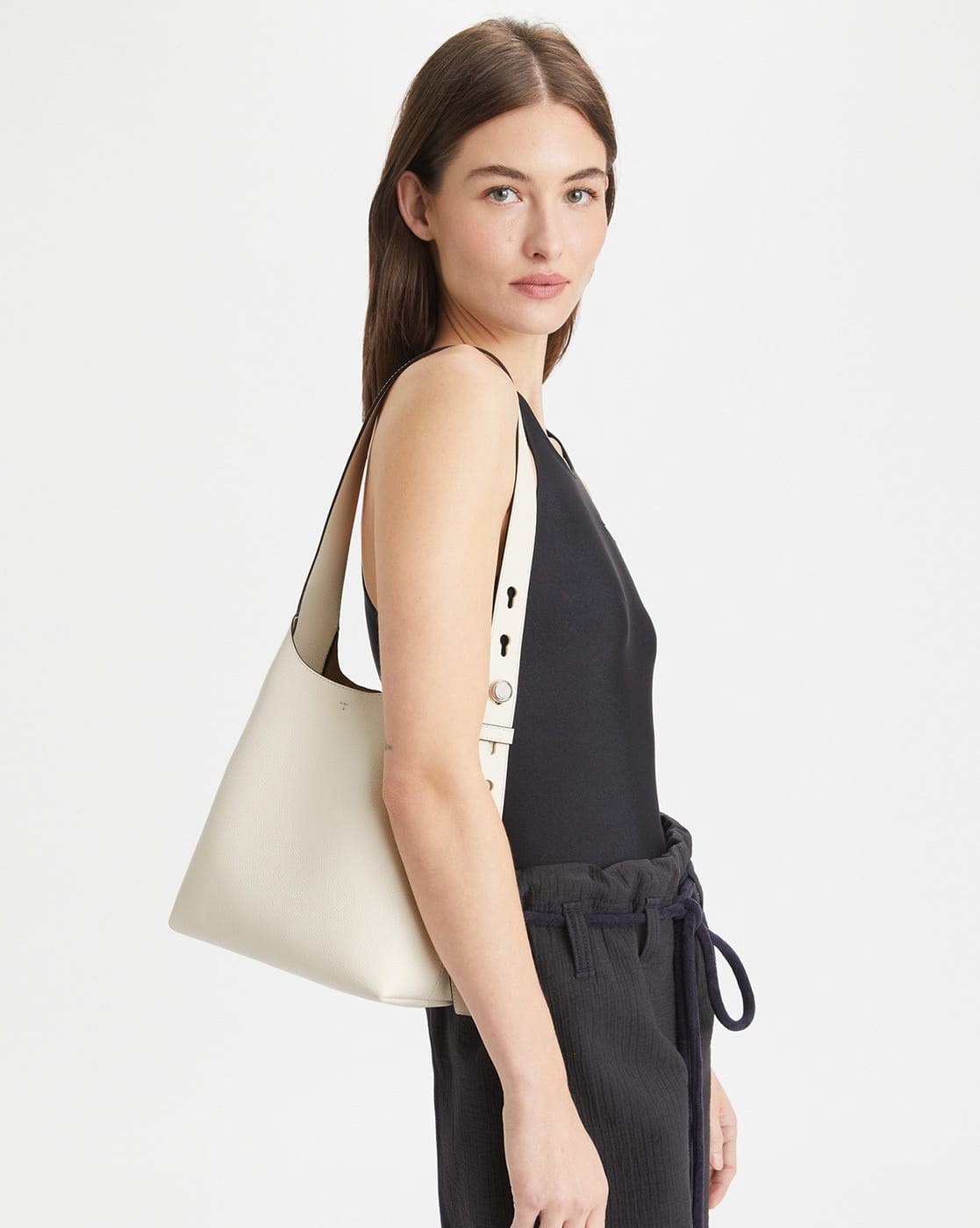 Buy Tory Burch Small Romy Hobo Bag | Off-White Color Women