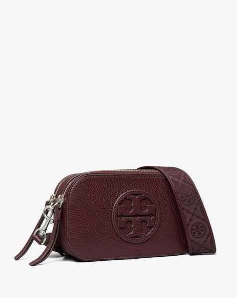 Buy Tory Burch Miller Mini Crossbody Bag Brown Color Women - Main Image