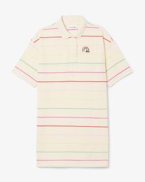 lacoste Cotton Stripes Polo T-shirt-picture-30