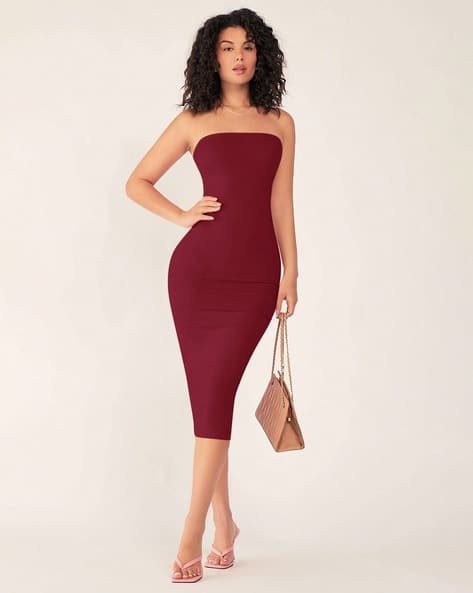 Women Off-Shoulder Bodycon Dress