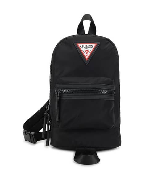 Guess Bag Red Guess Mini Backpack Back Me Up School Bag