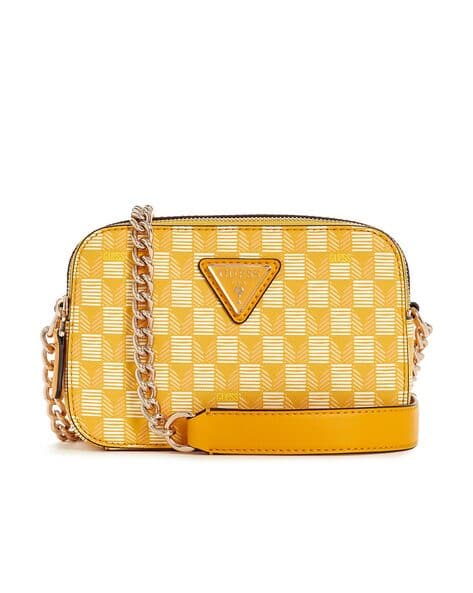 Buy Yellow Logo Handbags for Women by GUESS Online