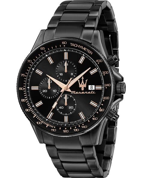 Maserati Analogue Watch with Chain Strap