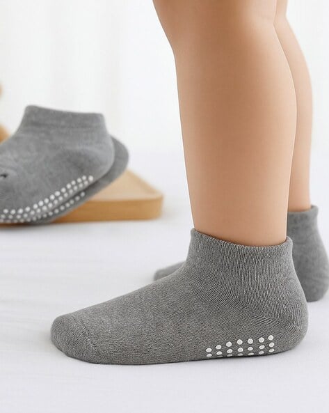 Katapol Girls Anti-Skid Grip Ripped Socks