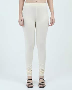 Women Churidar Leggings with Elasticated Waistband-image-28