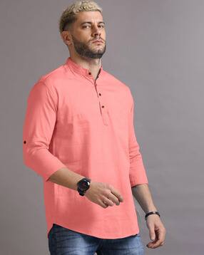 shopyclick Men Regular Fit Short Kurta-picture-27