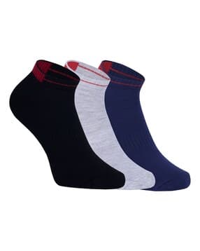 hebtroco Pack Of 3 Men Ankle-Length Socks-picture-39
