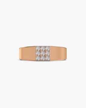 moena Women Rose Gold Lab Grown Diamond Royal Grid Ring-picture-53