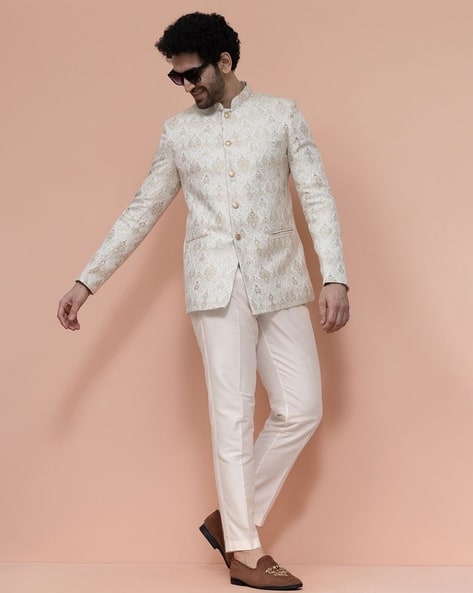 Buy KISAH Men Ethnic Motifs Woven Desig... Online | Ajio.com