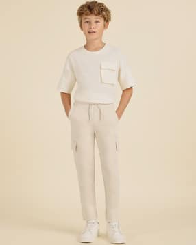 u.s. polo assn. Boys Fitted Track Pants with Elasticated Drawstring Waist-picture-19