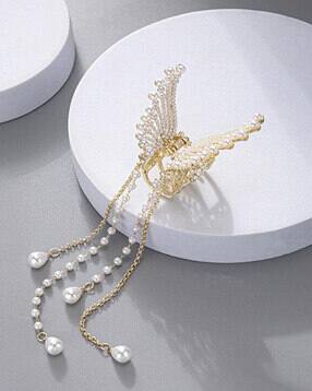 embellished hair claw clip