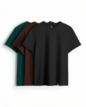 togs & terre Women Pack of 3 Round-Neck T-Shirts-picture-27