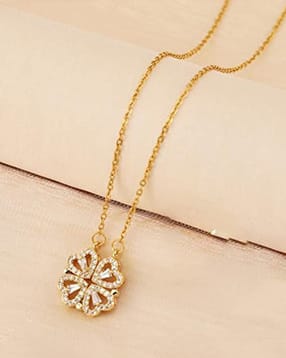 brado jewellery Women Gold-Plated Pendant with Chain -picture-22