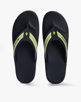 Men Brand Print Thong-Strap Flip-Flops-image-30