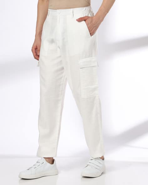 Slim Fit Zara Men White Pants Slim Fit Essentials Zara Daily