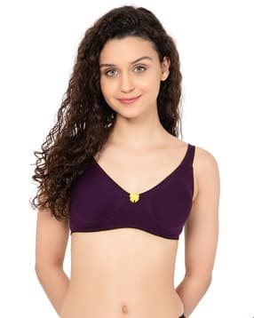 clovia Women Non-Padded Non-Wired Cotton Bra-picture-14