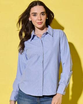 leia Women Regular Fit Shirt with Button Closure-picture-35