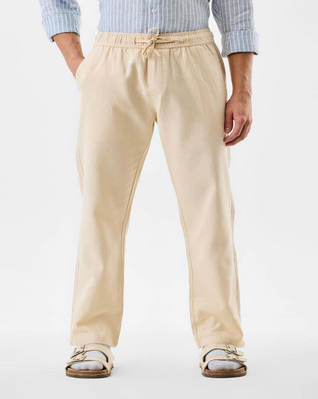 NOKCHA warm accent oval pants ivory Mサイズ 【公式通販】