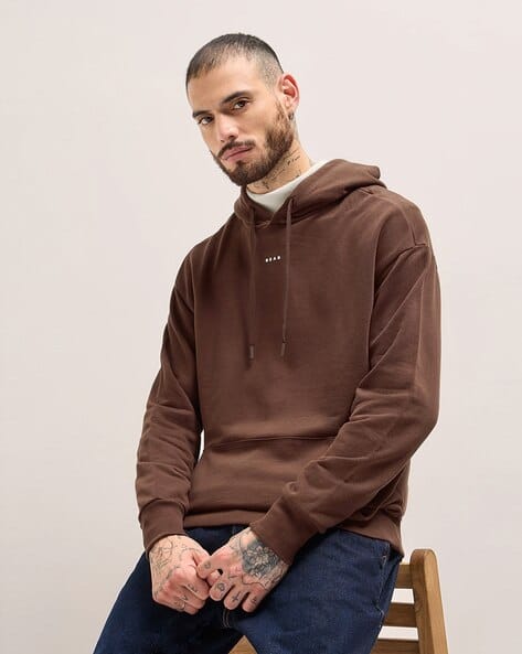 Buy Brown Sweatshirt Hoodies for Men by THE BEAR HOUSE Online