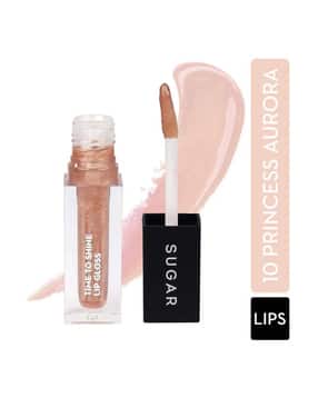 sugar cosmetics Time To Shine Lip Gloss - 10 Princess Aurora-picture-26