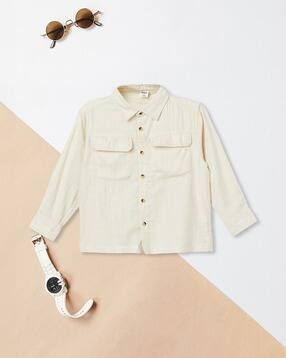 max Boys Cotton Stylised Fit Shirt-picture-51