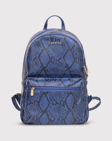 CAPRESE Women Cosmos Snake Print Fashion Backpack