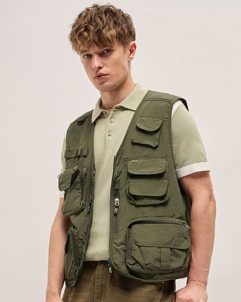 Buy Olive Jackets & Coats for Men by THE BEAR HOUSE Online | Ajio.com