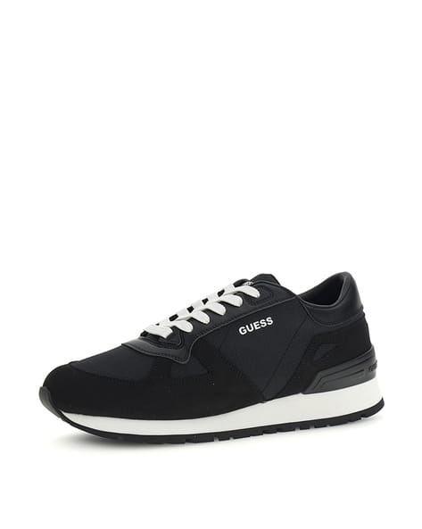 GUESS Men Typographic Print Lace-Up Sneakers