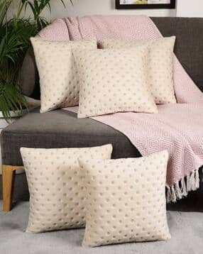 Elegant Pack of 5 Cushion Cover 16" x 16" -image-6