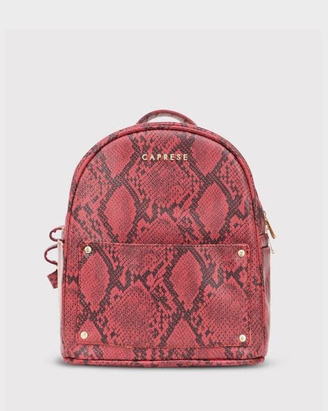 CAPRESE Women Canes Fashion Backpack with Adjustable Strap