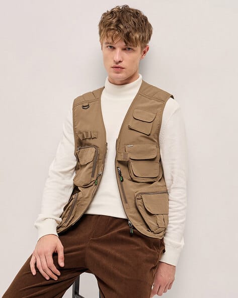 Men's Sleeveless Vest Jacket