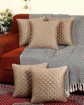 tanlooms Elegant Pack of 5 Cushion Cover 16" x 16" -picture-33
