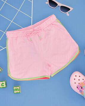 pantaloons junior Girls Regular-Fit Shorts with Drawstring Waist-picture-35
