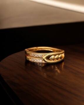 brado jewellery  Women Brass Diamond Gold Plated Ring-picture-23