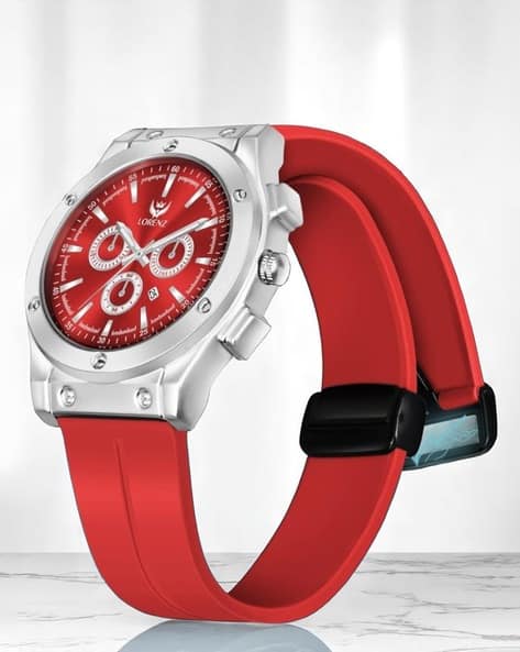 LORENZ Men Water-Resistant Chronograph Watch-MK-4088R