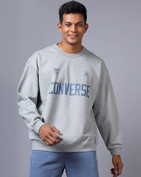 Buy Grey Sweatshirt Hoodies for Men by CONVERSE Online