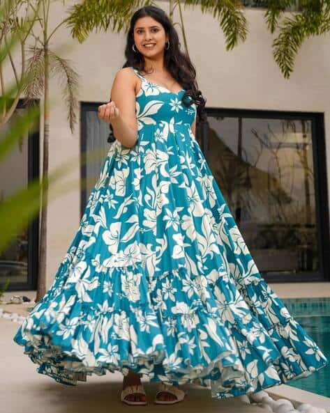 Buy Blue Dresses for Women by Wedani Online