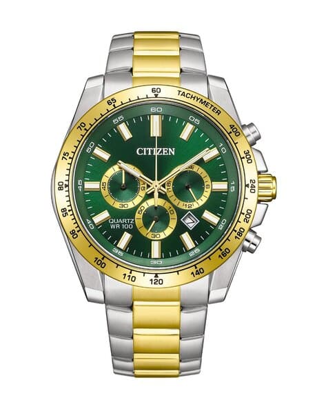 Buy Citizen Men Quartz Green Dial 46.4 mm Quartz Watch - AN823458X