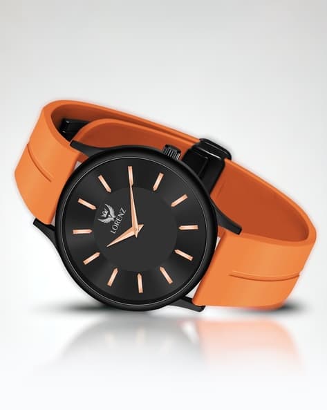 LORENZ MK-4063R Men Round-Dial Wrist Watch