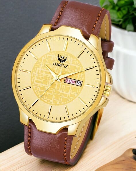 LORENZ Analogue Watch with Tang Buckle- MK-306K