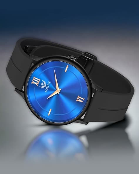 LORENZ MK-4067R Men Round-Dial Wrist Watch