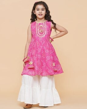 Girls Floral Print Lehenga with Choli-image-21