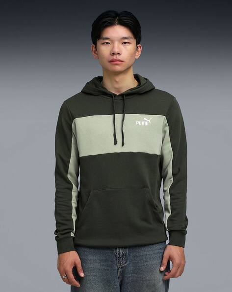 Puma Men Essentials Block  Regular Fit Classic Hoodie