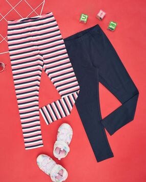 yu by pantaloons Girls Leggings with Elasticated Waist -picture-14